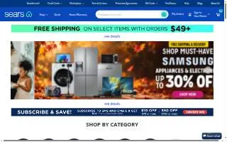 Sears Appliance Repair of Benton website