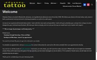 Odyssey Tattoo of Bentonville website