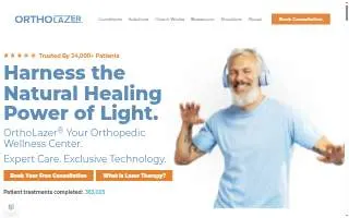 OrthoLazer Northwest Arkansas website