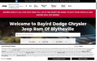 Bayird Dodge Chrysler Jeep Ram of Blytheville website