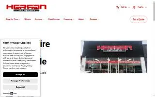 Herren Tire Blytheville website