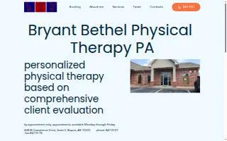 Bryant Bethel Physical Therapy, PA website