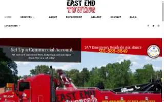 East End Towing Saline County website