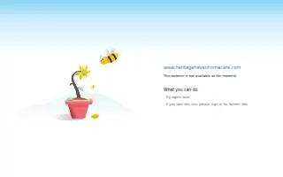 Heritage Haven Home Care website