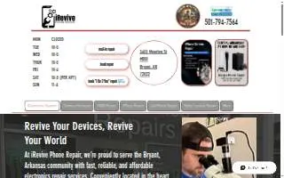 iRevive Phone Repair website