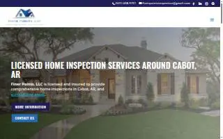 Finer Points Home Inspections website