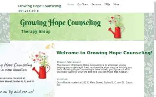Growing Hope Counseling pllc website