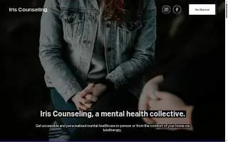 Iris Counseling website