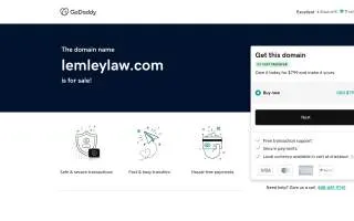 Lemley DWI & Criminal Defense Lawyers of Cabot website