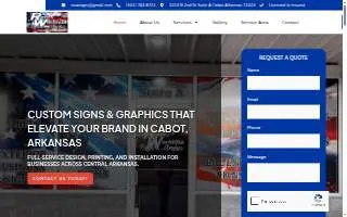 RaceWorld USA Signs and Graphics website