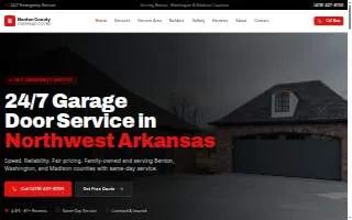 Benton County Overhead Doors website