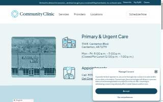 Community Clinic Primary & Urgent Care - Centerton, AR - Centerton Blvd