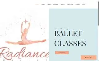 Radiance Ballet website