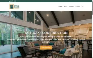 Tall Oaks Construction of Bentonville website