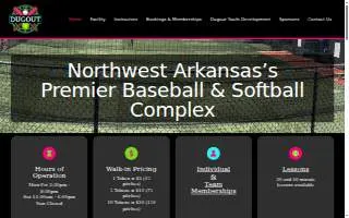 The Dugout of Centerton website