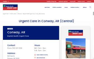 Baptist Health Urgent Care - Conway North
