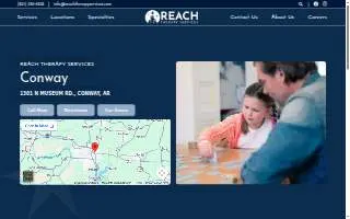 REACH Therapy Services of Conway website