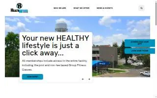 Healthworks Fitness Center website