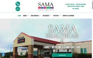 SAMA Healthcare of El Dorado website