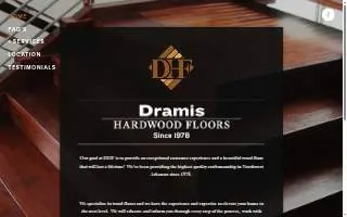 Dramis Hardwood Floors website