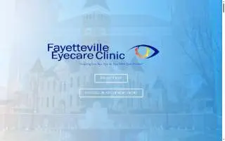 Fayetteville Eyecare Clinic website