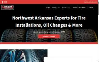 H & R Tire & Auto Inc website