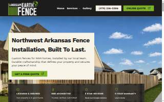Landscape Earth Fence