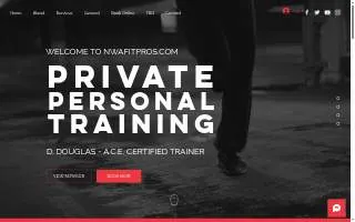 NWA Fit Pros website