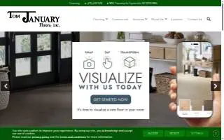 Tom January Floors Inc. website