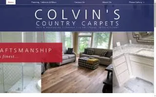 Colvin's Country Carpets website
