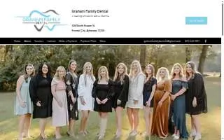 Graham Family Dental of Forrest City website