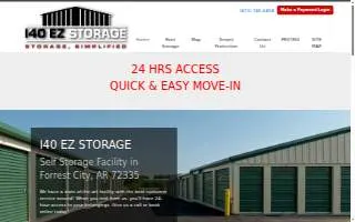 I40 Ez Storage website
