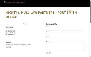 Hickey & Hull Law Partners website