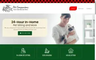 Pet Companions of Fort Smith website