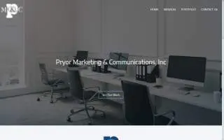 Pryor Marketing & Communications Inc website