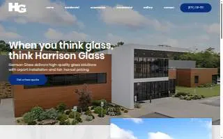 Harrison Glass website