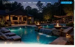 Loren's Pool and Spa website