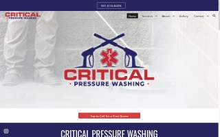 Critical Pressure Washing
