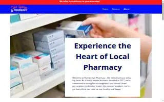 Hot Springs Pharmacy website