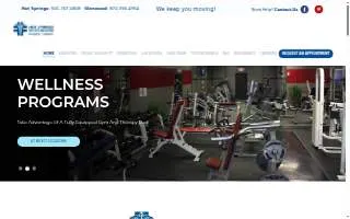 Hot Springs Sports Medicine website