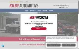 Kilby Automotive website