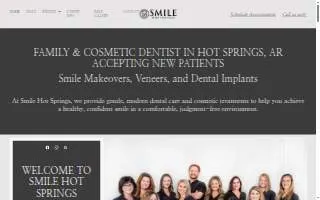 Smile Hot Springs website