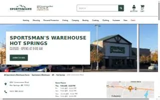 Sportsman's Warehouse of Hot Springs website