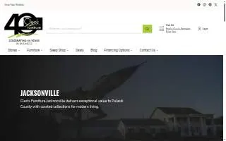 Cleo's Furniture of Jacksonville website
