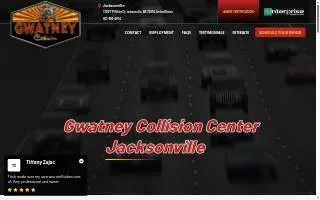 Gwatney Collision Center website