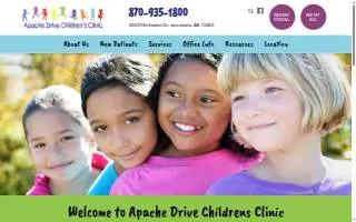 Apache Drive Children's Clinic website