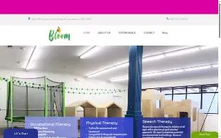 Bloom Pediatric Therapy Services website