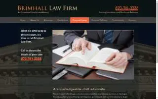 Brimhall Law Firm LLC website