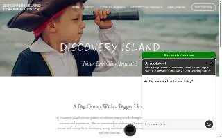 Discovery Island Learning Center website