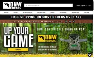 DNW Outdoors website